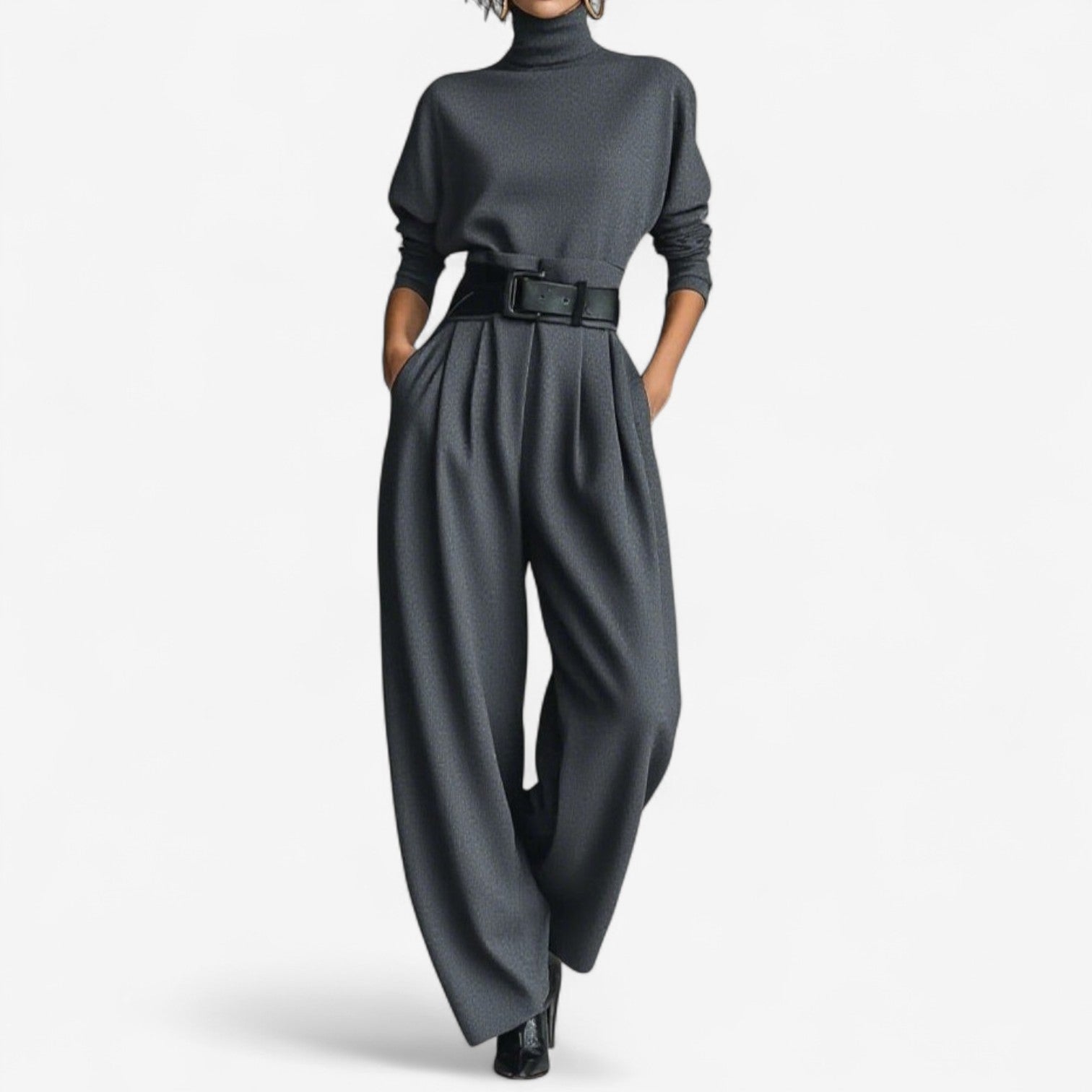 Doris - Jumpsuit mit Stehkragen