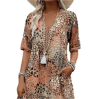 Sidonia - Entspanntes Sommerkleid mit V-Ausschnitt für Damen
