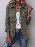 Aurélie | Bestickte Jacke mit Rüschen
