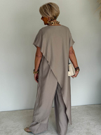 Liora - Bequemes asymmetrisches Zweiteiliges Outfit