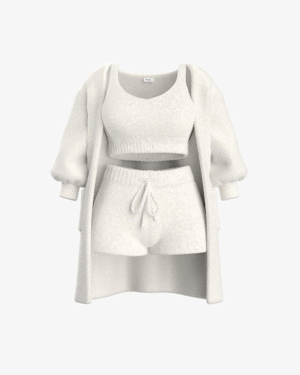 Tallulah – Bouclé Knit Pajama Set