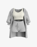 Tallulah – Bouclé Knit Pajama Set