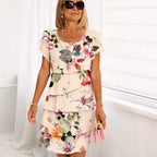 Lyrra | Elegantes Blumenmuster-Kleid