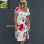 Lyrra | Elegantes Blumenmuster-Kleid