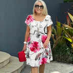 Lyrra | Elegantes Blumenmuster-Kleid