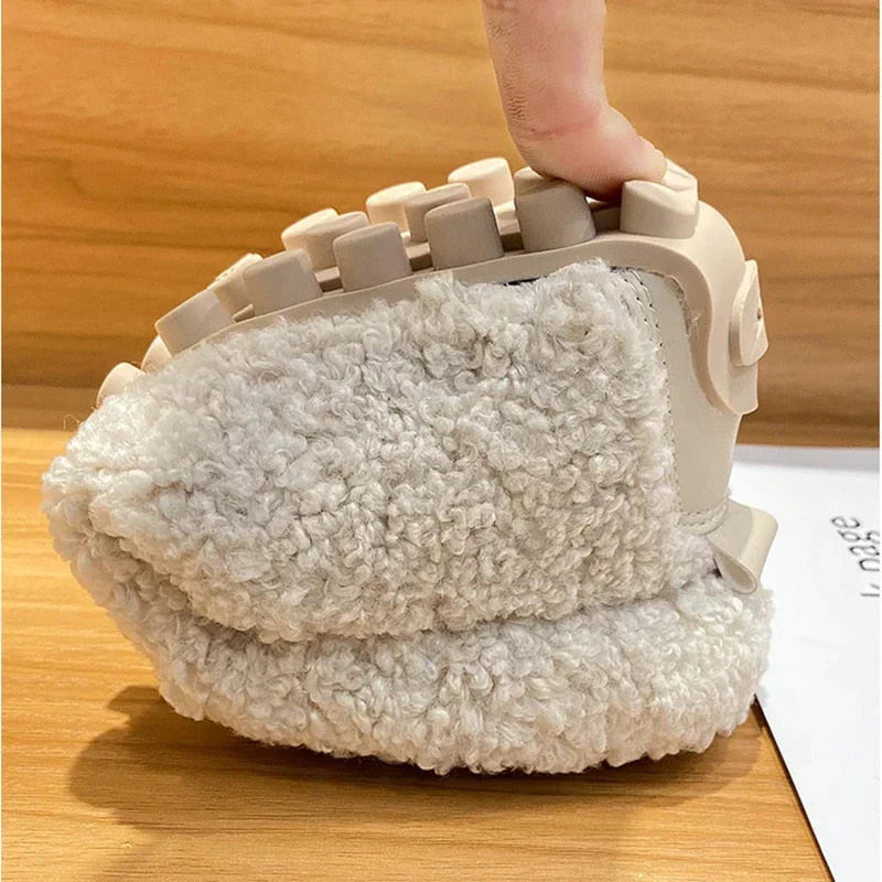 Louise | Weiche Teddy-Pantoffeln
