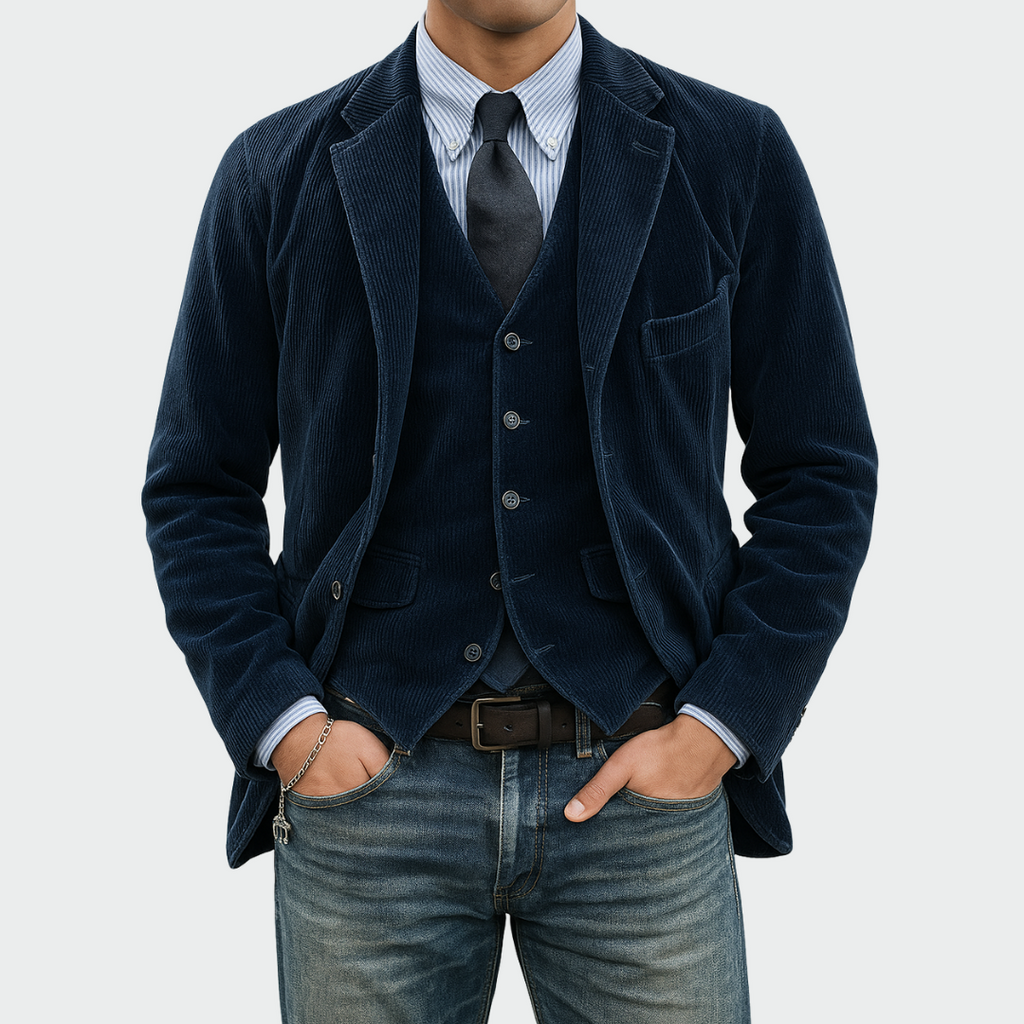 Ulf | Stilvolle Anzugjacke mit passender Weste