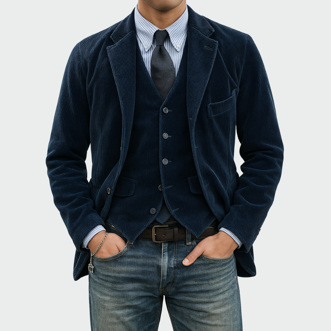 Ulf | Stilvolle Anzugjacke mit passender Weste