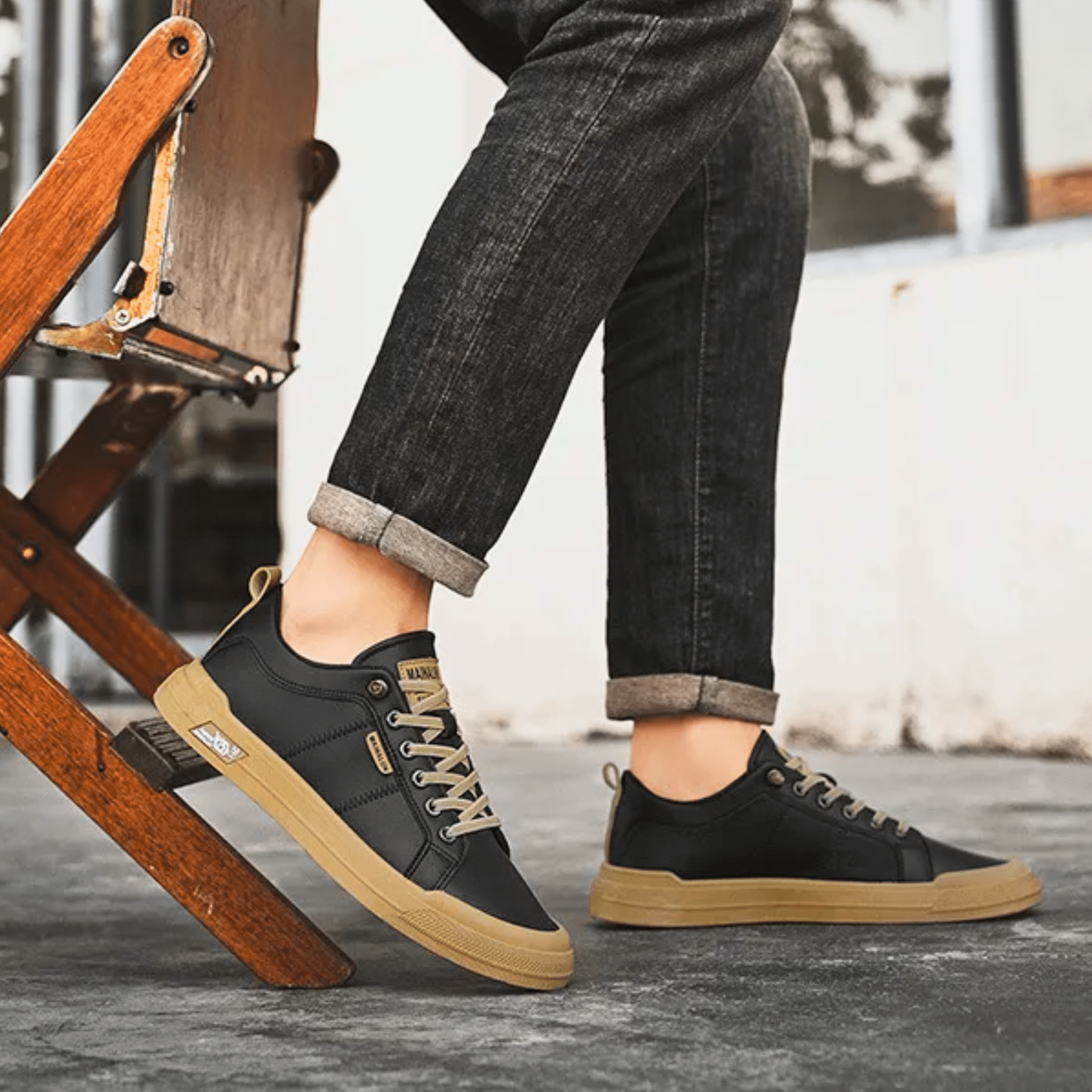 Harrington Leather Sneakers
