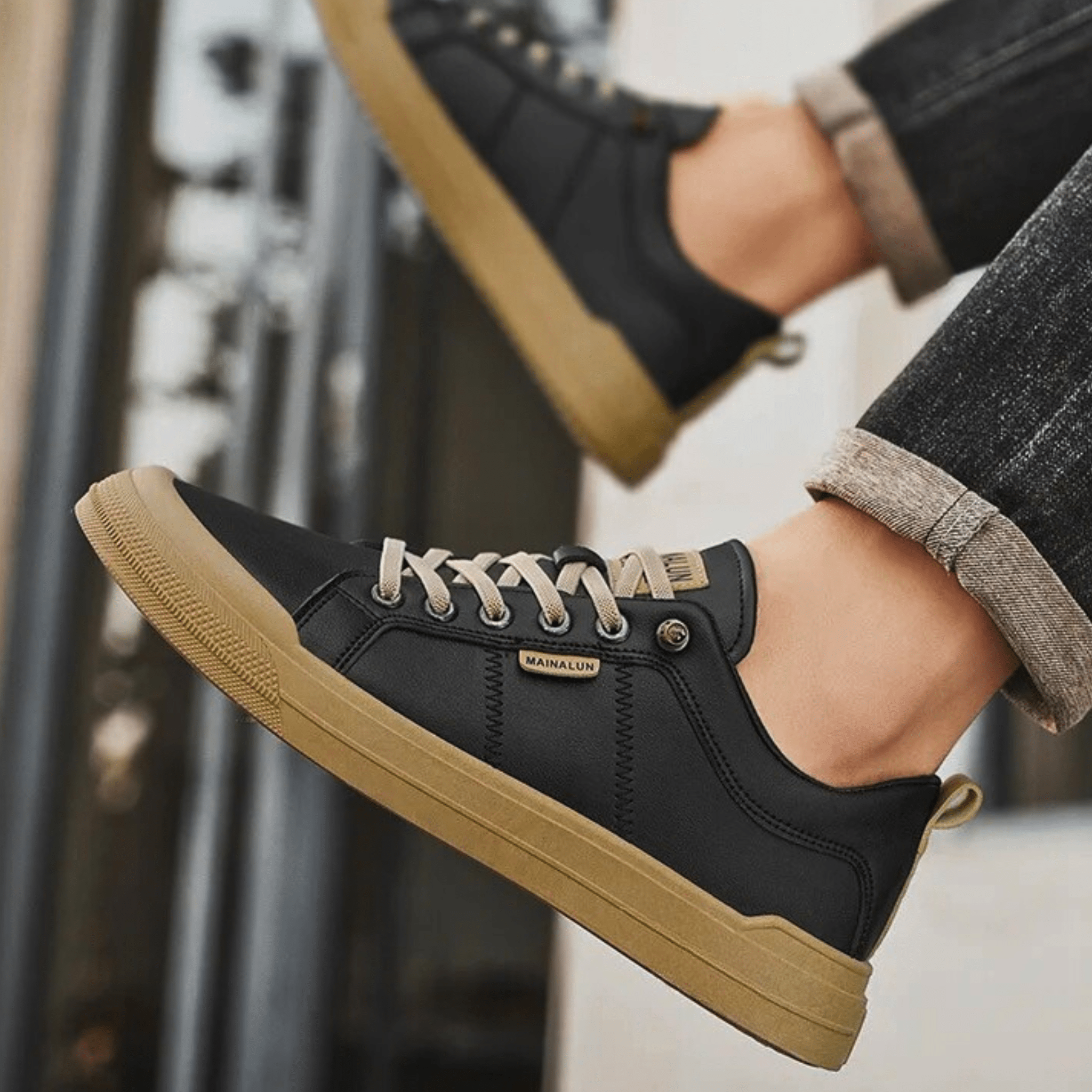 Harrington Leather Sneakers