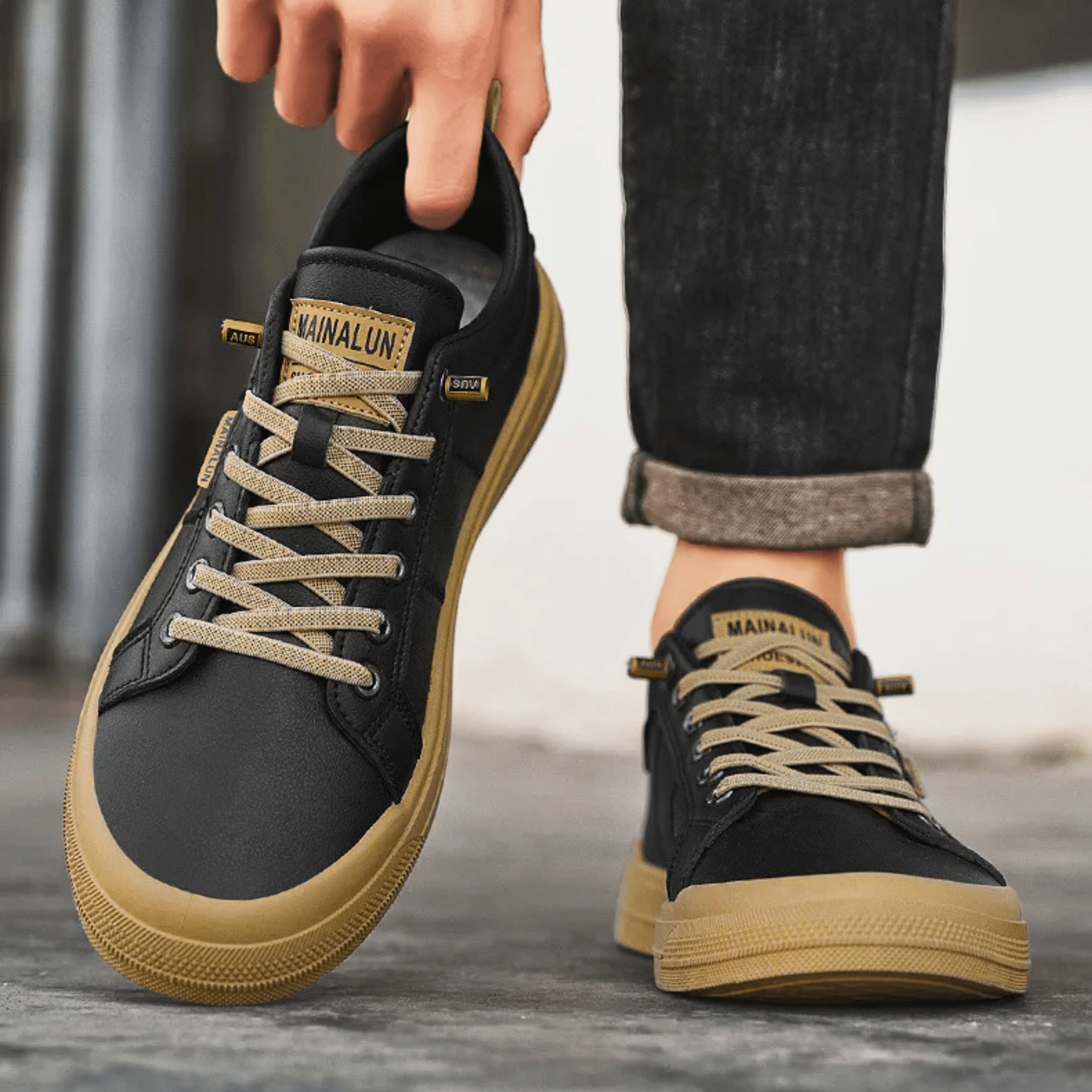Harrington Leather Sneakers