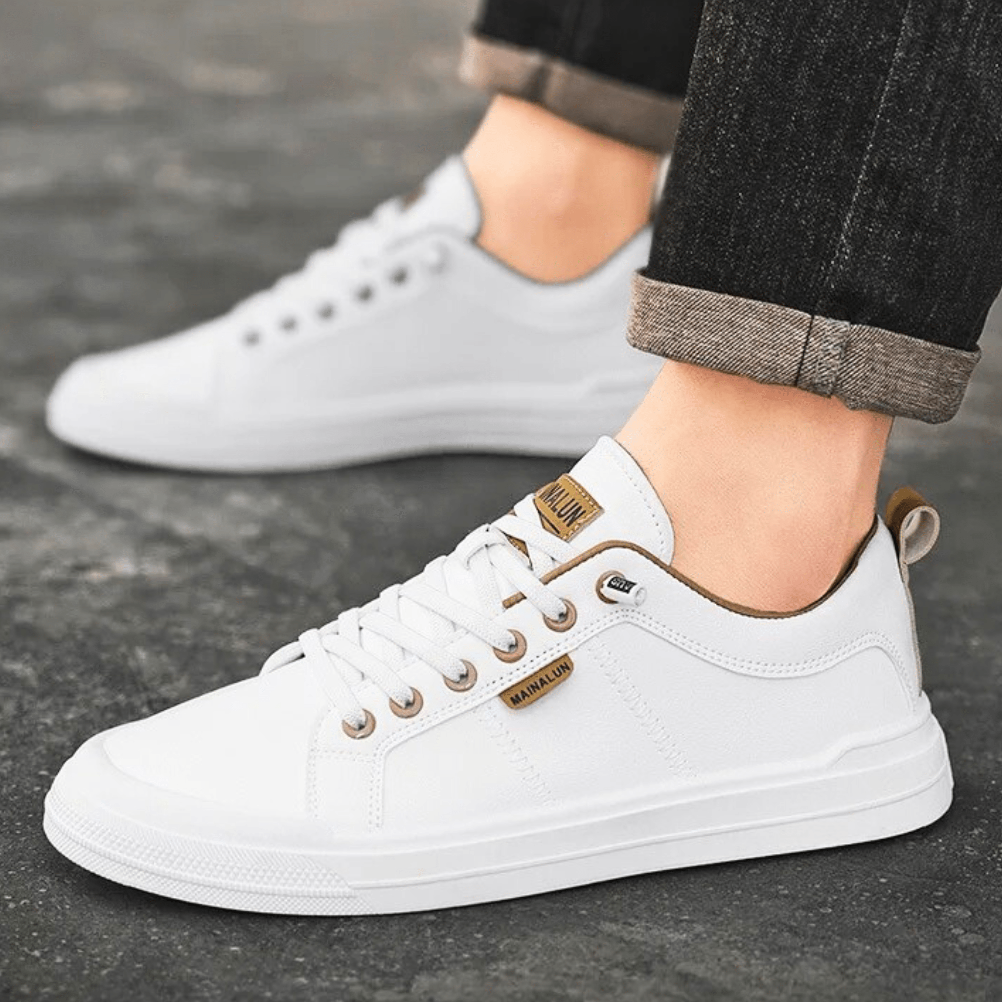 Harrington Leather Sneakers