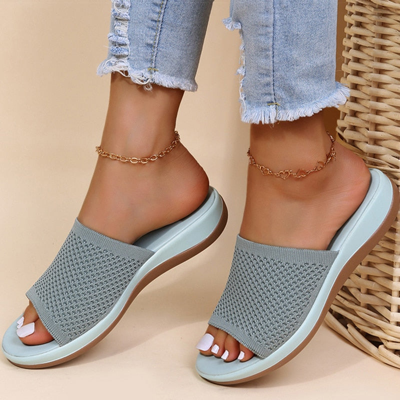 Elara™ | Orthopädische Stricksandalen